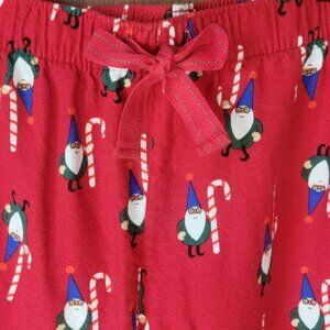 Old Navy Red Christmas Gnome Pajama Pants Women XL Tall 100% Cotton Holiday Fun